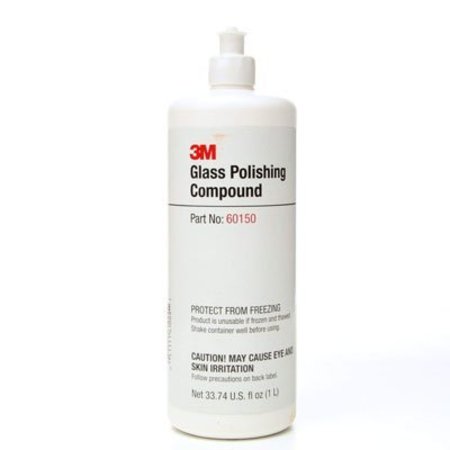 3M 60150 GLASS POLSH CMPOUND 1 LITER BOTTLE 3M60150